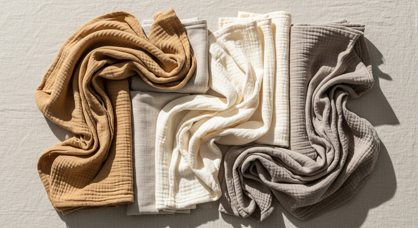 Ткани для начинающих — набор натуральных материалов